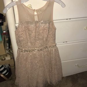 Light Pink and Silver Dress